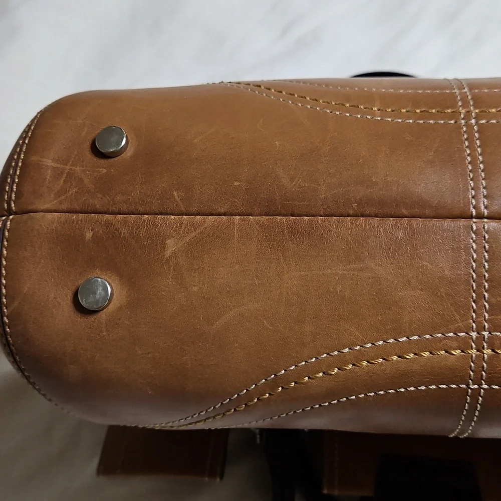 Gorgeous Coach Tan Florentine Leather Handbag